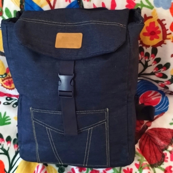 JEAN PAUL GAULTIER Denim Weekender Backpack NWT - Picture 5 of 10